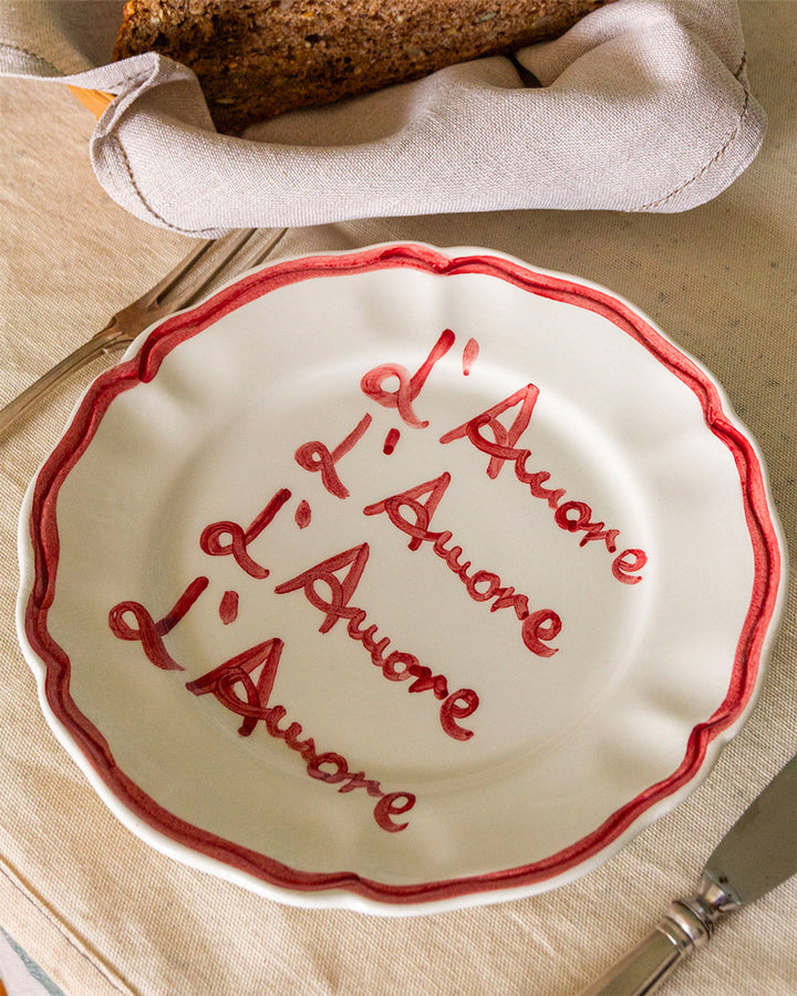 Piatto personalizzato "Fil Rouge" 